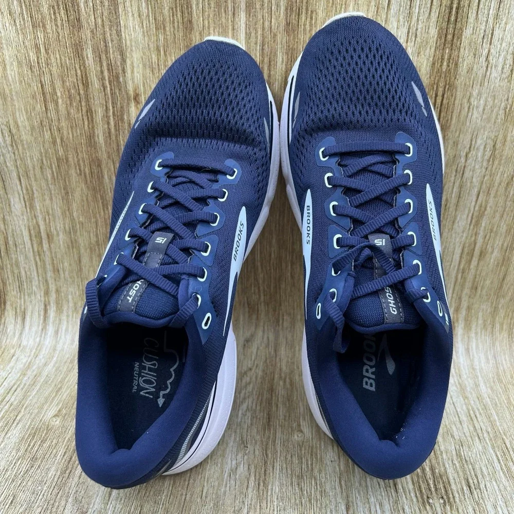 Brooks Ghost 15 Women's Size 10.5 D Wide Blue Running Shoes Sneakers 1203801D450